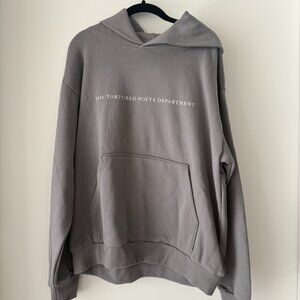 The Tortured Poets Department Gray Hoodie Size Medium